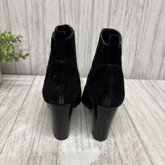 Womens Size 7.5 Marc Fisher Black Suedes Booties - Picture 4 of 8